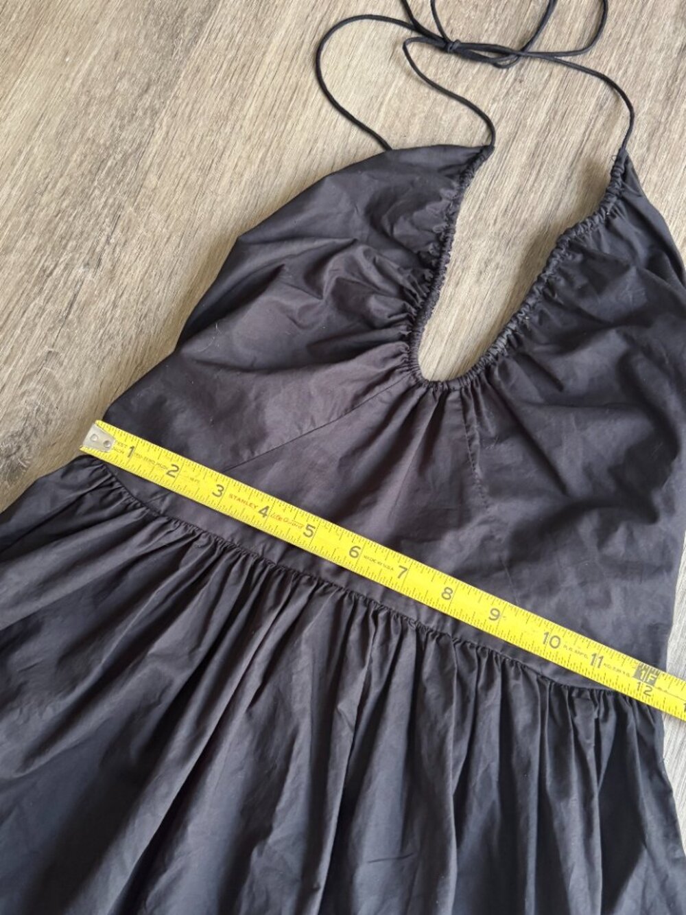 Matteau Drawstring Halter Mini Dress US6 - Picture 4 of 8